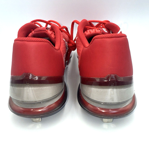 Nike Force Zoom Mike Trout 7 Red Baseball Cleats Metal CQ7224-600 Men Sz 14 - Picture 5 of 13